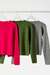 Sweater Entallado Liso en internet