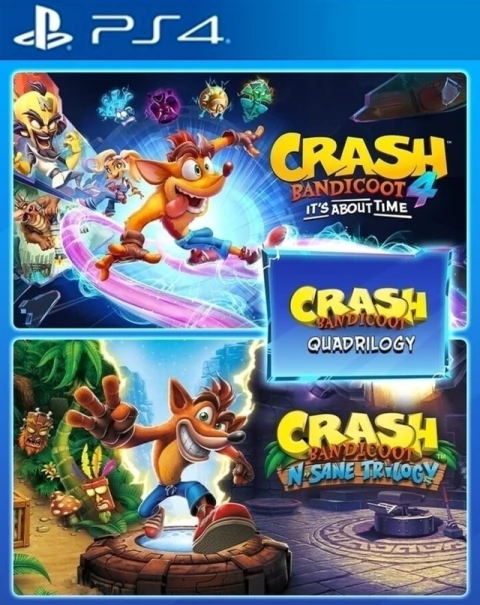 CRASH BANDICOOT QUADRILOGY Bundle PS4 Digital Original - comprar online