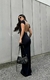 Vestido Geovana Longo Preto - comprar online