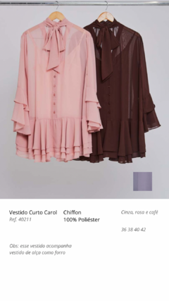 Vestido curto Carol - comprar online