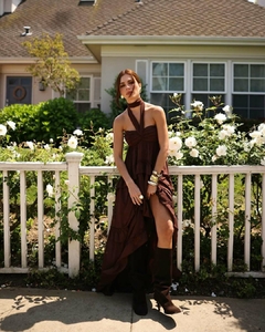 Vestido longo Carol
