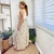 Enterizo palazzo Beige Flor - comprar en línea