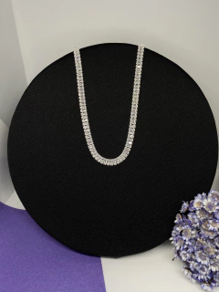 Choker Riviera Baguete Cristais - comprar online