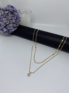 Colar Duplo - Dourado - comprar online