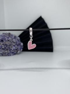 Berloque Coração rosa - comprar online