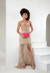 Vestido Prata Todo Bordado