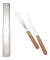 Set Individual Tenedor Y Cuchillo + Envase Para Transportar