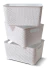 Cesto Plastico Ratan Chico X3 Colombraro - comprar online