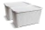 Cesto Canasto Plastico Ratan Grande Con Tapa X2 Colombraro - comprar online