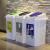 Estacion De Reciclado Colombraro 3 Cestos Adosables 60 Lts - comprar online