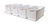 Organizador Rectangular Calado Plastico X4 U Colombraro