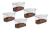 Contenedor/tarro Acrilico Art.9720 Colvision X 5 Colombraro