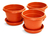 Maceta Terracota D:37 N4 C/posa Plato Colombraro X3 Unidades