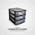 Cajonera Frente A4 3 Cajones C/tapa - comprar online