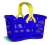 Imagen de Cesto Shopping Rectangular Con Manija Art 1906 Colombraro