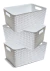 Canastos Organizadores Ratan Rectangular 825 X 3u Colombraro - comprar online