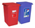 Cesto De Residuos Reciclaje 60 Lts Tapa Plana X2 Unidades - tienda online