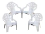 4 Sillones Reposera Jardin Monaco Colombraro en internet