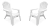 Sillones Reposeras X2 Sillon Country Plastico Colombraro en internet
