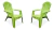 Sillones Reposeras X2 Sillon Country Plastico Colombraro