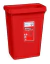 Cesto De Residuos Reciclado 55 Lts Tapa Plana Colombraro - comprar online