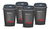 4 Tachos De Residuos/ Basura 25 Lts T/rebatible Colombraro - tienda online