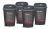 4 Tachos De Residuos/ Basura 25 Lts T/rebatible Colombraro - tienda online