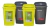 4 Tachos De Residuos/ Basura 25 Lts T/rebatible Colombraro