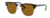 Ray-Ban Clubmaster Classic 3016 -Negro-plateado/marron liso - comprar online