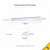 Kit 12 Luminárias LED Galaxy Led 36W Bivolt Branco Frio 6500K Slim Sobrepor Teto Comércio Casa - OFFSHOP | Preço mais baixo. Ponto final.