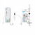 Kit Aspirador Nasal Para Bebê Lavagem Sucção + Chupeta Dosador De Remédio