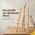 Cavalete de Mesa em Madeira Pinus Natural Ajustável para Tela Pintura e Estudos 75 cm Resistente - comprar online