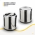 Lixeira Inox Basculante 5L Tampa Click - OFFSHOP | Preço mais baixo. Ponto final.