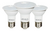 Kit 3x Lâmpada LED PAR20 7W - 2700K E27 (Branco Quente)