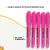 Kit 5 Marca Textos Caneta Permanente