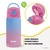 Garrafa Térmica Infantil 400ml Parede Dupla com Canudo de Silicone Degradê na internet
