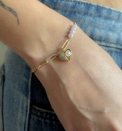 Pulsera ajustable Pearl Heartbeat en internet