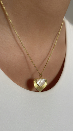 Cadena corazón nacarado - comprar online