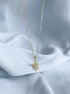 CADENA TORTUGA CON BRILLOS - comprar online