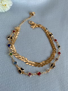 PULSERA DE TOBILLO MARIPOSAS - comprar online