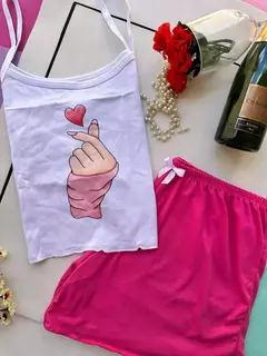 BABYDOLL GG SUEDE CORAÇÃO