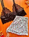 BABYDOLL SUEDE RENDA