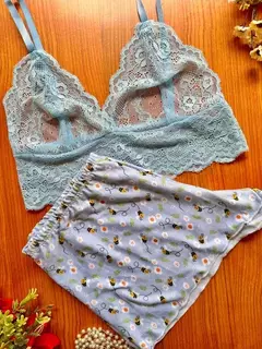 BABYDOLL SUEDE RENDA