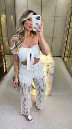 Conjunto nó ( 3 peças ) tricot