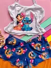 BABYDOLL SUEDE ESTAMPADO INFANTIL