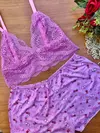BABYDOLL SUEDE RENDA
