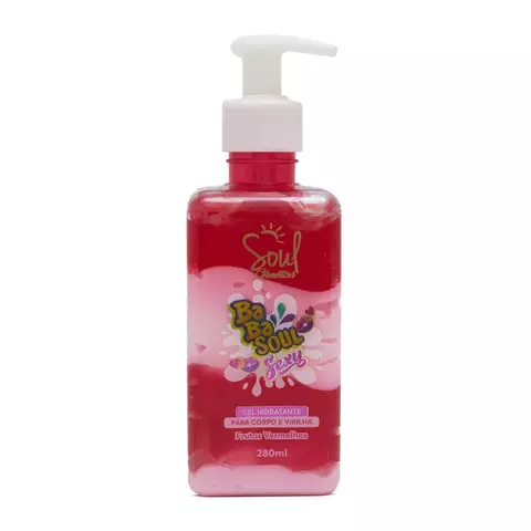 Gel Hidratante Corpo e Virillha Babasoul Sexy Frutas Vermelhas
