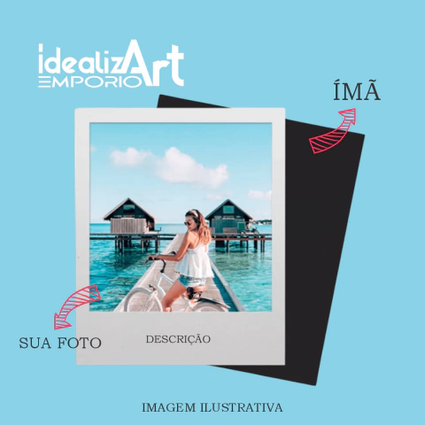 KIT 9 FOTOS POLAROIDE COM IMÃ - comprar online