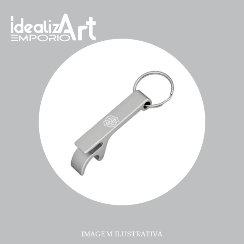 KIT 10 UNI CHAVEIRO ABRIDOR METAL PE DE GALINHA PERSONALIZADO