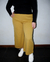 Pantalón algodón mostaza